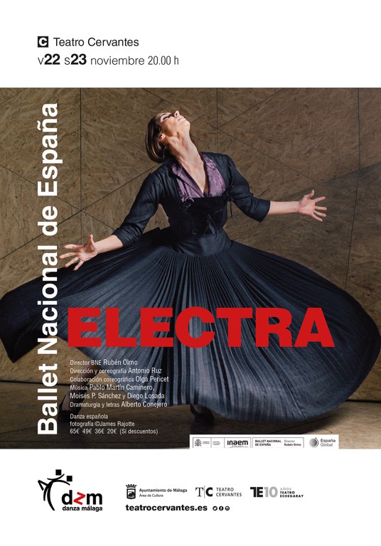 POSTER ELECTRA TOUR MÁLAGA