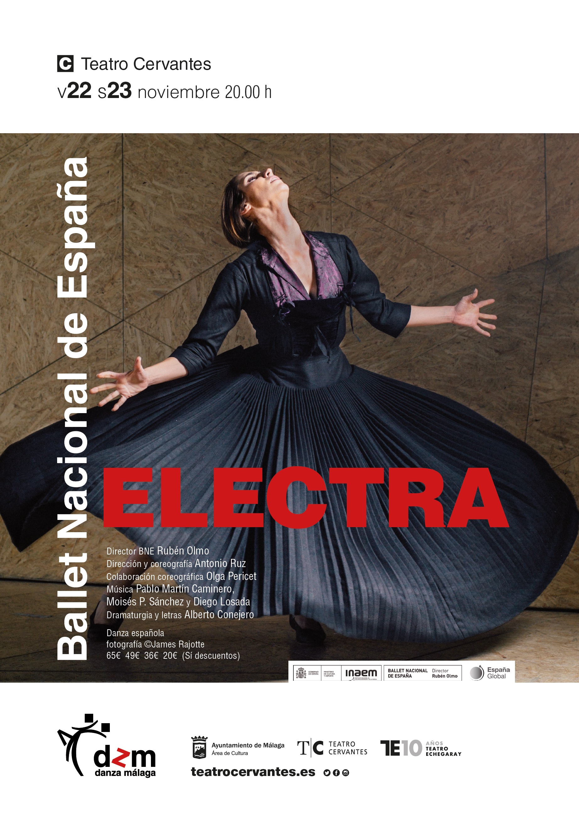 POSTER ELECTRA TOUR MÁLAGA