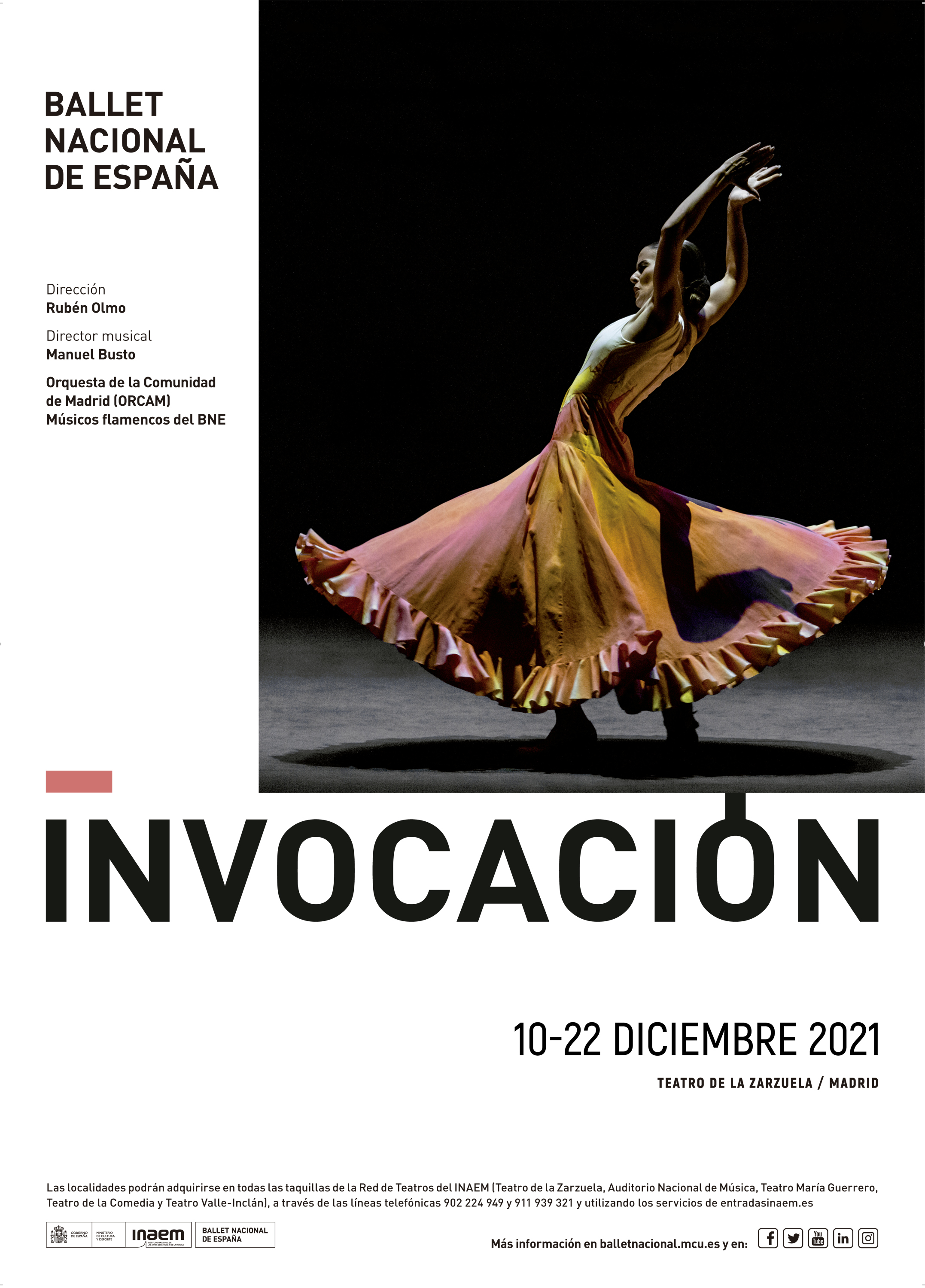 Poster Invocación Teatro de la Zarzuela